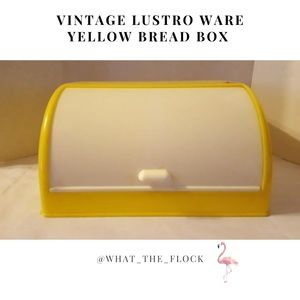 Vintage Lustro Ware Bread Box